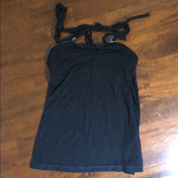 Juicy couture black halter top size P - Picture 1 of 3